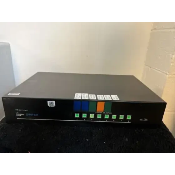 Wright Line Lan Management System Lc98-Mm 8-Port Kvm Switch;