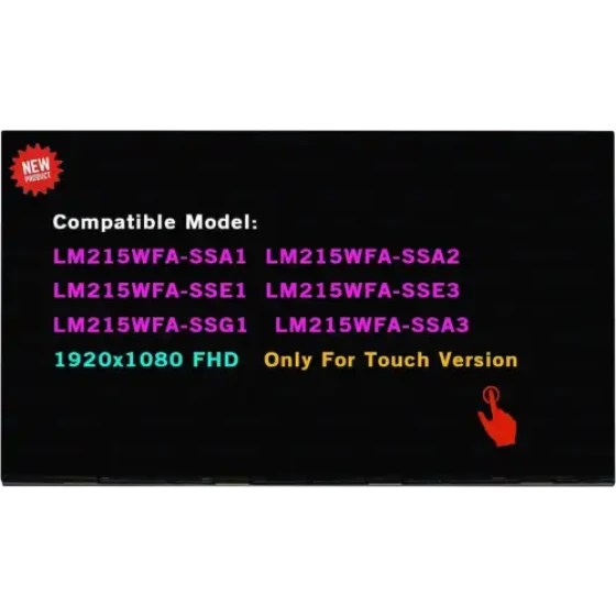 21.5" Screen For Lm215Wfa (Ss)(A3) Lm215Wfa-Ssa1 Lm215Wfa Ss A2 Lm215Wfa-Sse1 Lm