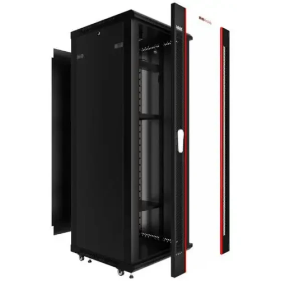 27U Rack 600Mm tief Server Schrank Gehäuse auf Rollen mit Bonus