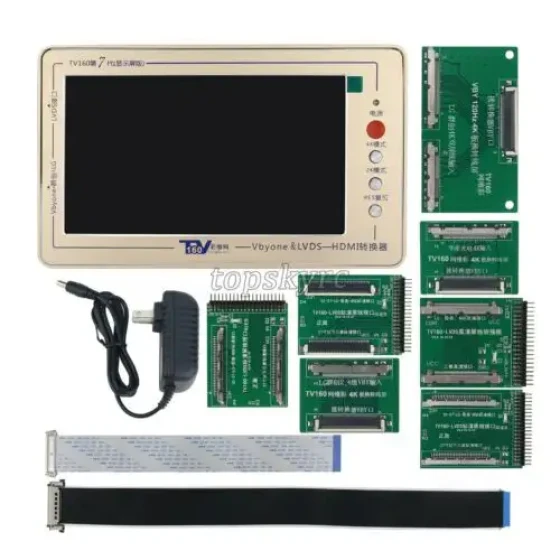 Tv160 7Th Generation Mainboard Tester Tool Lcd Vbyone Lvds zu Hdmi Konverter Tps