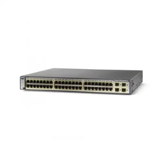 Cisco Ws-C3750X-48Pf-E Catalyst 3750X 48Port Poe+ Ethernet Switch 1Year