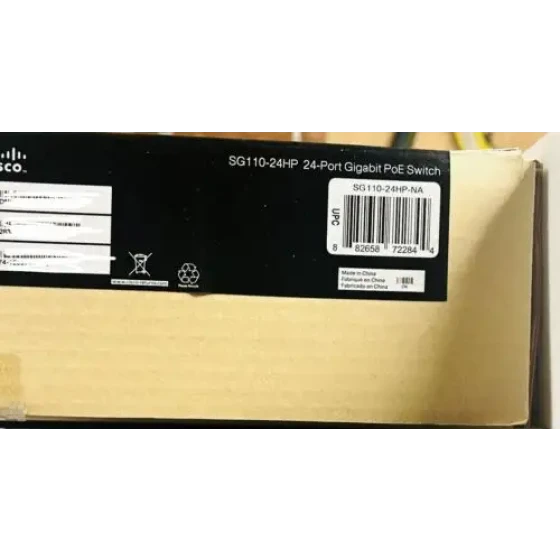 Cisco Sg110-24Hp-Na Gigabit Poe Switch