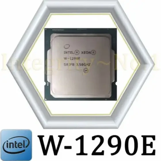 Intel Xeon W-1290E Srjfb 3.50Ghz 10-Core 20-Threads 20Mb Lga-1200 Cpu Processor