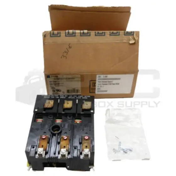 New Telemecanique D10S2 Motor Control Switch 60A 3 Poles Size 2