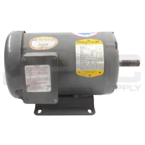New Baldor M3564 Industrial Motor 3Ph 66 Frame 1/2Hp 208-230/460V Lire