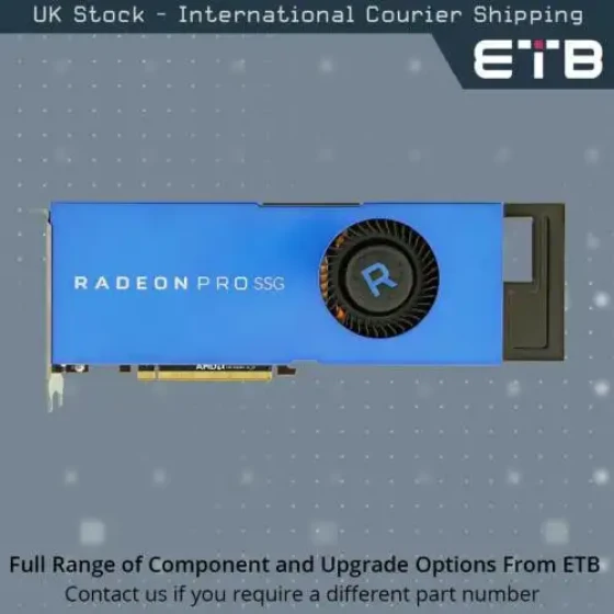 Carte graphique Dell Amd Radeon Pro Ssg 16 Go - idéale pour le montage vidéo 8K