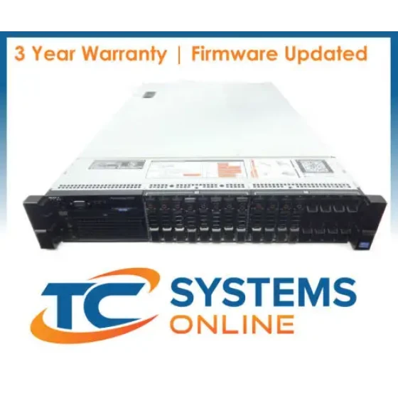 Dell Poweredge R720 16 2X E5-2660 2.2Ghz=16Core 128Gb 12X480Gb Ssd H710