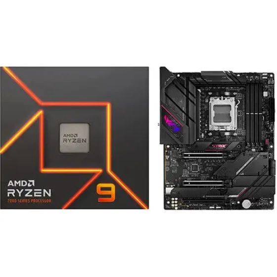 Processore desktop Amd Ryzen 9 7950X a 16 core e 32 thread + Asus Rog Strix B650E-E G