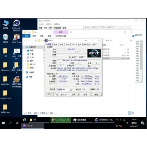 Amd Epyc Milan 7B13 64Core 2.2Ghz Server Processor Cpu 100-000000335 - Desbloqueado
