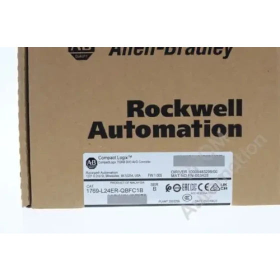 Nuevo Sellado de Fábrica Allen Bradley 1769-L24Er-Qbfc1B Ab Processor Controller Stock