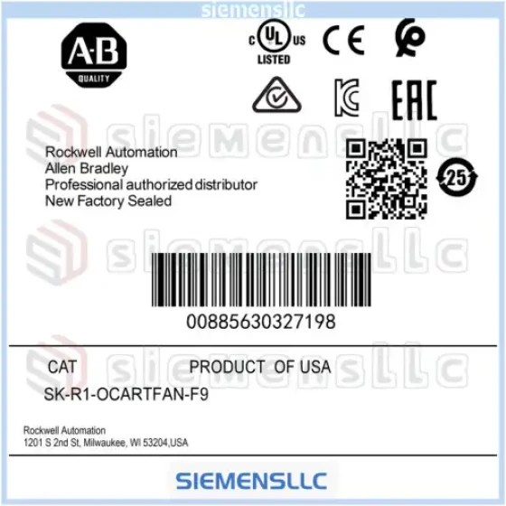 Sk-R1-Ocartfan-F9 Ab Pf750 Fr9 Option Bay Fan Tray Reactor Spot Goods #Pl