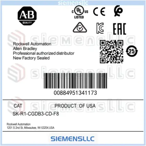 Sk-R1-Cgdb3-Cd-F8 Ab Pf750 Kit Fr8 Cgf Board 400/480V Ser. B Spot Goods #Pl