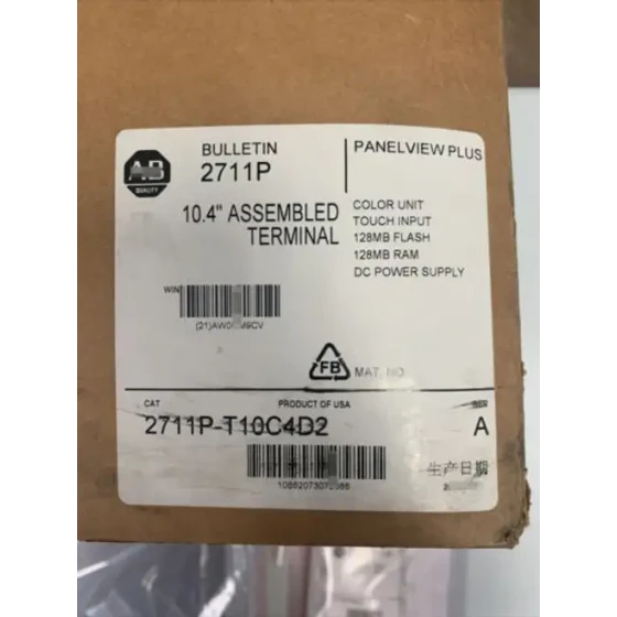 Nuevo Allen Bradley 2711P-T10C4D2 Serie A Panelview Plus 1000 Ab 2711P-T10C4D2