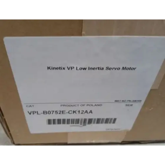 Allen Bradley Vpl-B0752E-Ck12Aa Kinetix Vp Low Inertia Servo Motor Brand