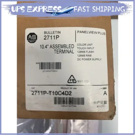 Allen-Bradley 2711P-T10C4D2 A Panelview Plus 1000 Operation Interface Panel Cgdm