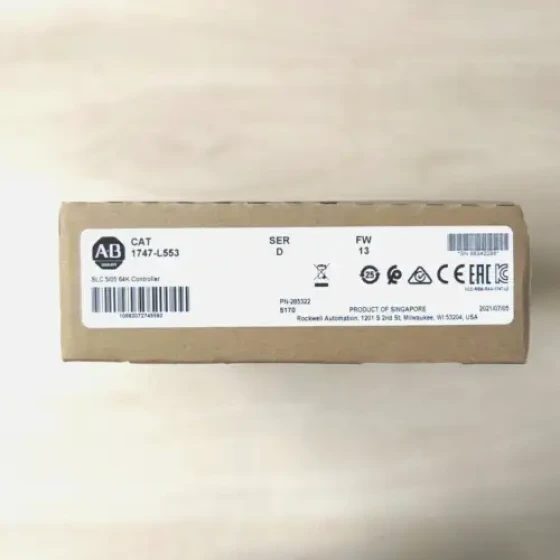 Nuevo Sellado de Fábrica Allen Bradley 1747-L553 Ser C Slc500 5/05 Cpu Processor Unit