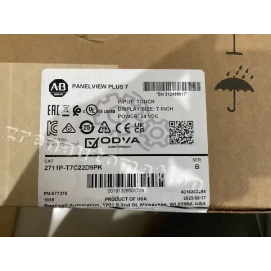 2711P-T7C22D9Pk Ab Allen Bradley Panel View Plus 7 Hmi 2711Pt7C22D9Pk Spot Goods