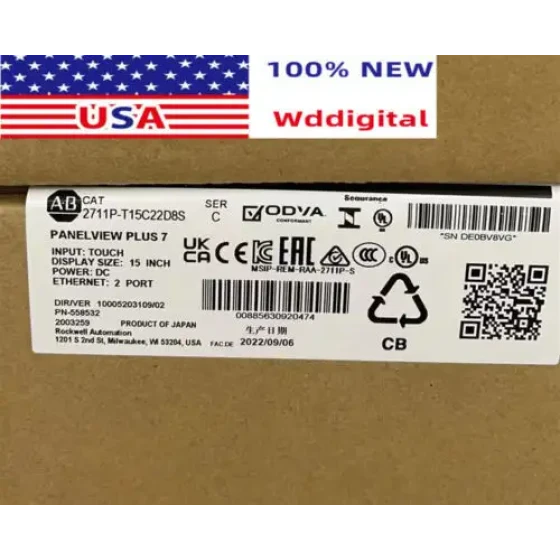 Da 2711P-T15C22D8S Hmi Panelview Plus 7 touchscreen 2711Pt15C22D8S