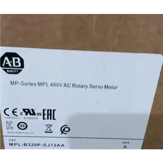 Allen Bradley Mpl-B320P-Sj72Aa Servomotor Serie A