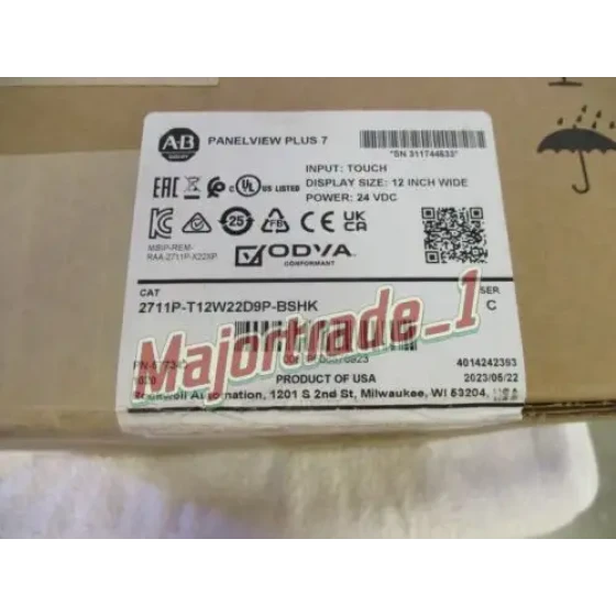 Allen Bradley Panelview Plus 7 2711P-T12W22D9P-Bshk /C 2023 Factory Sealed