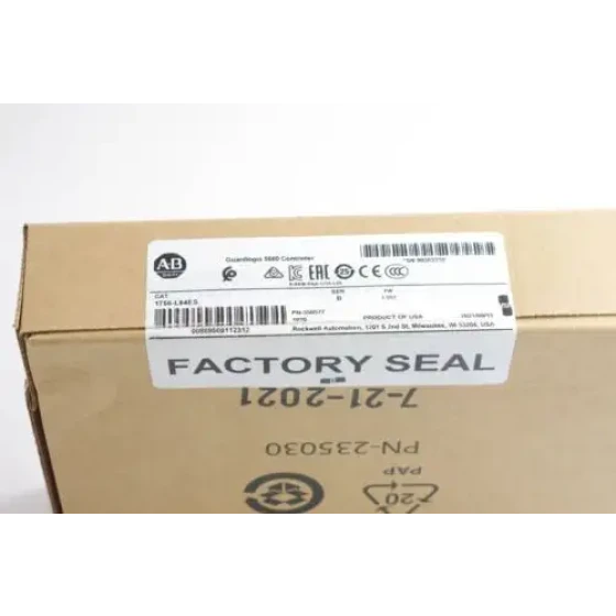 2023 Allen Bradley 1756-L84Es /B Procesador Guardlogix5580 - Excedente (Sellado)