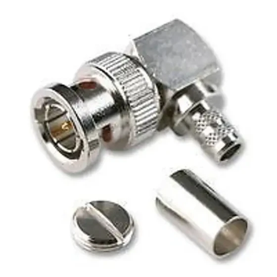 AMPHENOL B1112A1-ND3G-3-75 CONNECTOR BNC R/A PLUG 75 OHM CRIMP...(10 pieces)