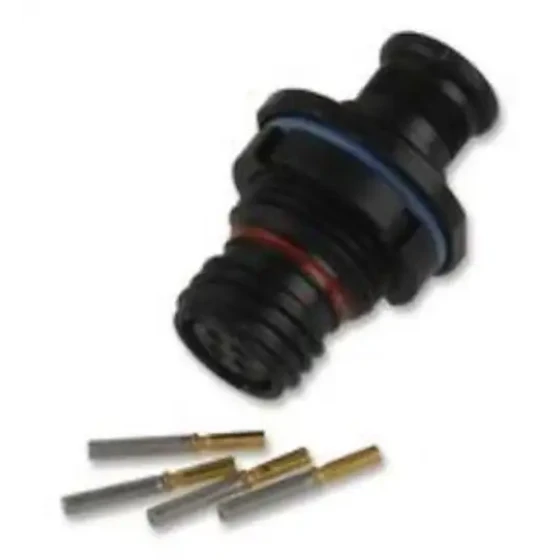 Amphenol Aerospace 2M801-009-07Znu6-4Sa Conector Receptáculo Circular 4Pos Panel