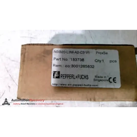 PEPPERL FUCHS NBB20-L3M-A2-C3-V1-INDUCTIVE SENSORS - DC - MODEL:187558
