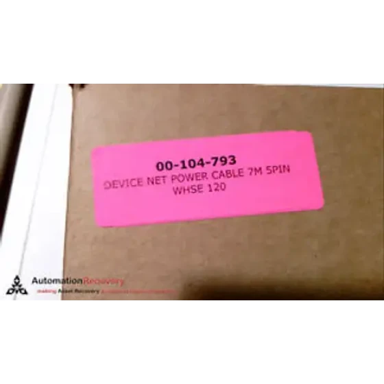 Kuka 00-104-793 Device Net Power Cable 7M 5 Pin