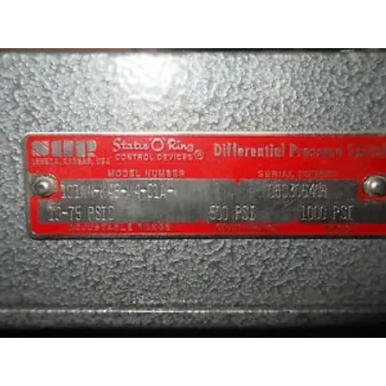 1 Pressostato differenziale Hyett 101Nn-K45-M4-C1A-10-75