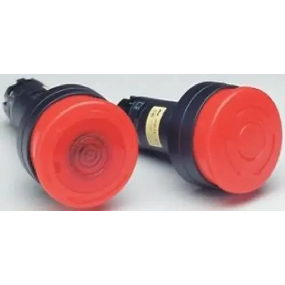 Idec Hw1E-Bv412R-Tk2093-1 Switch Emergency Stop 2Nc/1No 600Vac