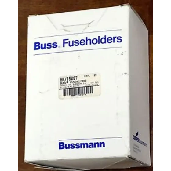 25X Portafusibles Bussmamm Bk/15087 300V 12A