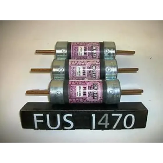 Bussmann LPN-RK-150 150 Amp 250 Volt Set di 3 fusibili a basso picco (FUS1470)