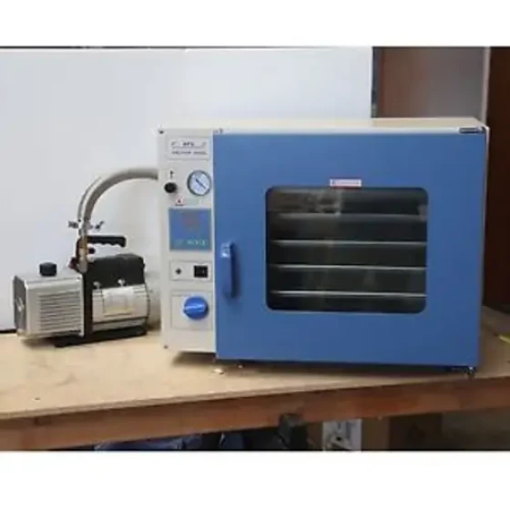 HFS 1.9 Cu Ft. 16x14x14 Horno de vacío con cámara de acero inoxidable 5 estantes 12CF P