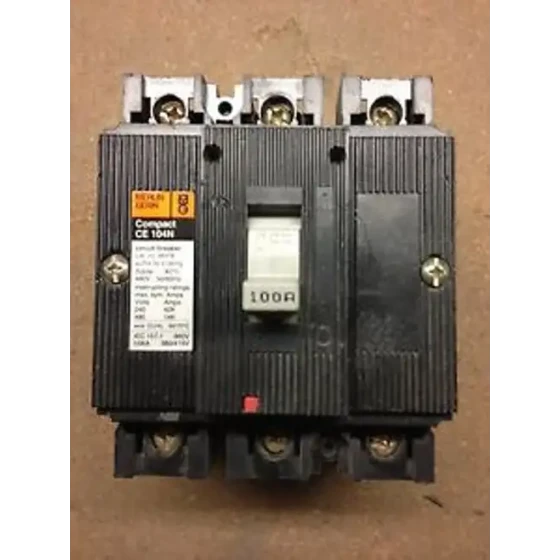Ce104N Merlin Gerin 100A 3 Pole 38478