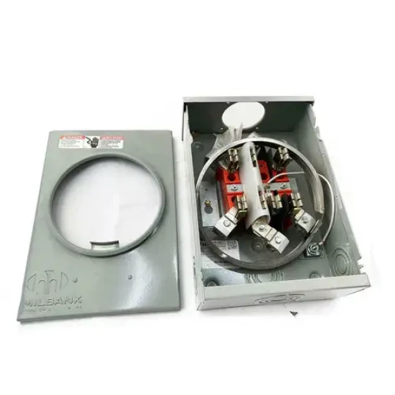 Presa per contatore a posizione singola Milbank S4339-RL 100Amp 7 terminali