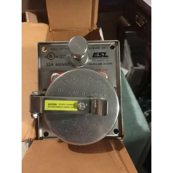 M4-R32-480-30-22SD ESL PowerSystem con enclavamiento de seguridad 32 Amp 480V GD 30A Trip