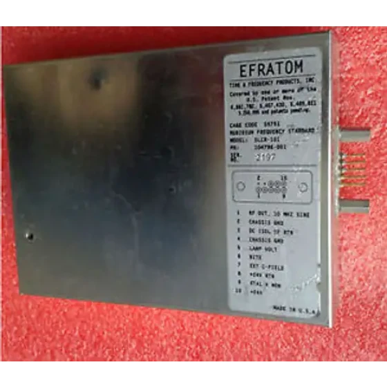 Good Efratom Slcr-101 Rubidium Frequency Standard #E-S9