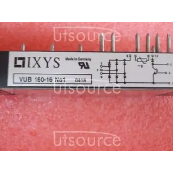 10Pcs Vub160-16No1 Encapsulado:Módulo Puente Rectificador Trifásico
