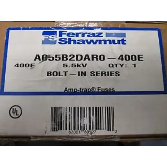 Ferraz Shawmut Amp-Trap Fuse A055B2Dar0-400E 5.5Kv 400E