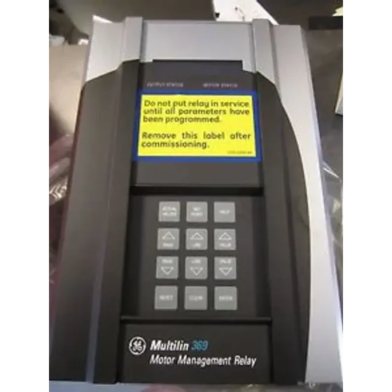 GE MULTILIN 369 MOTOR MANAGEMENT RELAY 369-HI-0-B-F-D-0-E