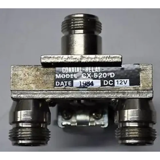 Tohtsu CX-520-D DC - 2 GHz 12 VdC RF Microwave Relay Switch Ham Radio