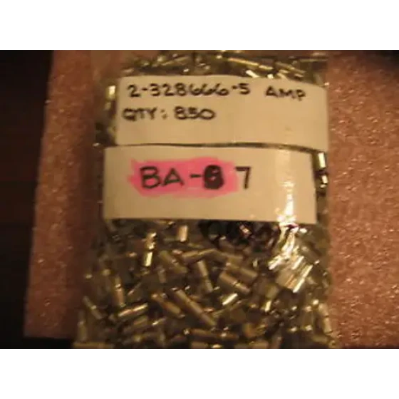 Qty: 850 Pcs P/N 2-328666-5 Amp Connector Acc Ferrule Cpr