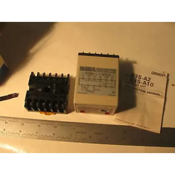 Omron S3S-A2/B2-US & A10/B10 Dual Control Unit 20/100mA 120VAC Supply
