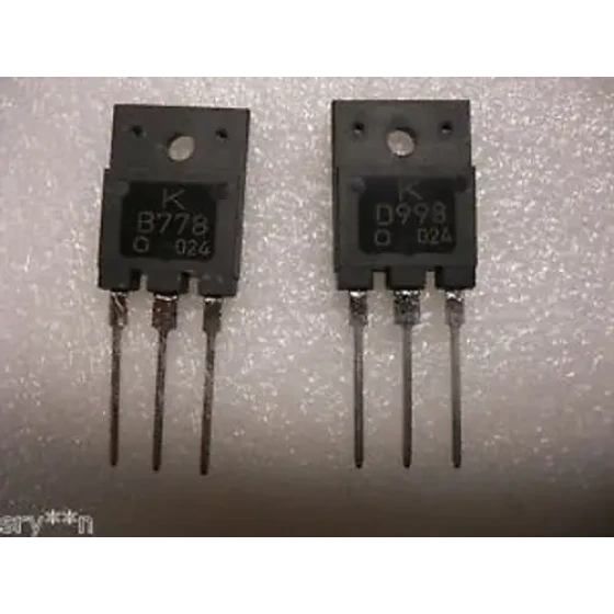 20 Pair D998 B778 2Sd998 2Sb778 Original Kec Part X2