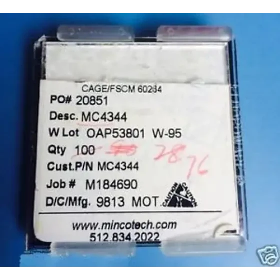 Mc4344 Mororola Ic Wafer Die Package 76/Units