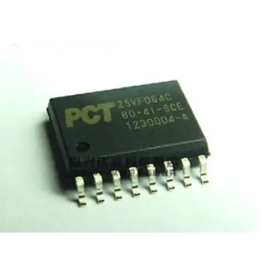 100Pz Sst 25Vf064C Sst25Vf064C-80-4I-Sce Sop16 Ic Chip