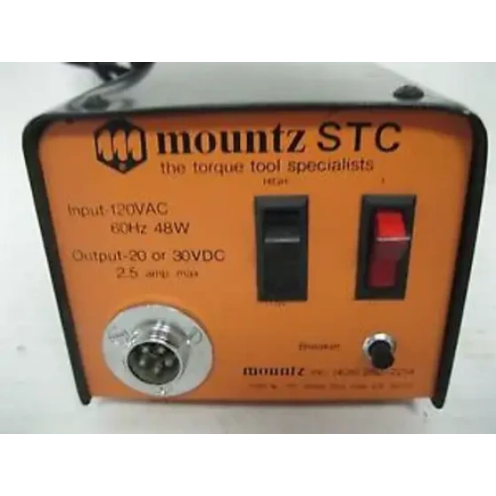 Mountz STC/ #1603001/ input-120vac/60Hz 48W/0utput-20or 30vdc