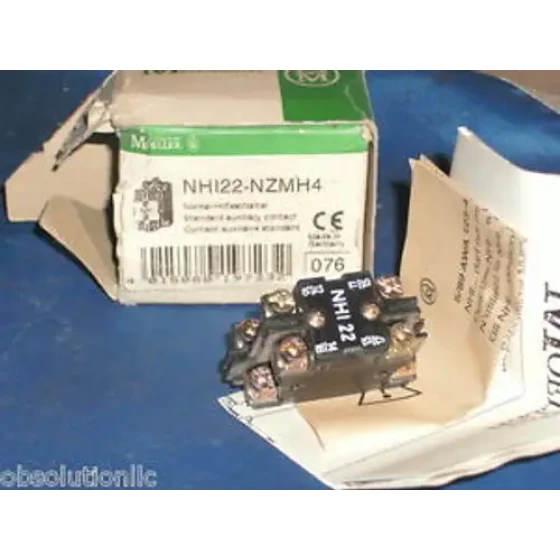 Klockner Moeller Nhi22-Nzmh4 Standard Auxiliary Contact Nhi22Nzmh4