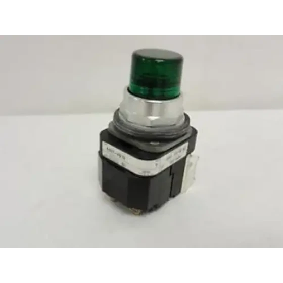 146811 Old-Stock Allen-Bradley 800T-Pb16G Momentary Contact Push Button Green